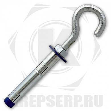 Анкер двухраспорный с полукольцом  М10х120х14мм (5шт)