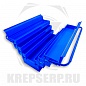 Ящик для инструмента металлический 430/7 синий, 430х200х250мм