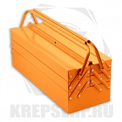 Ящик для инструмента металлический 530/5 оранжевый, 530х200х200мм