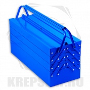 Ящик для инструмента металлический 430/7 синий, 430х200х250мм