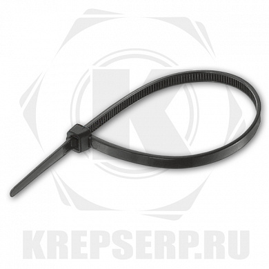 Стяжки кабельные GreenLine 100x3 мм, черная (100шт)