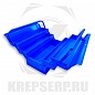 Ящик для инструмента металлический 530/5 синий, 530х200х200мм